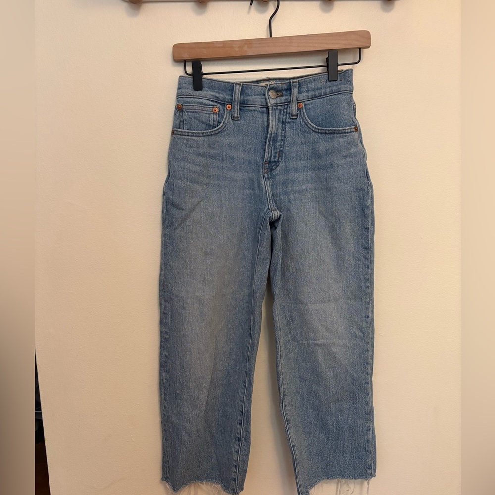madewell perfect vintage wide leg crop size 24P